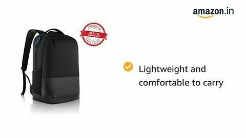 Dell Pro Slim Backpack 15 |PO1520PS | Fits Most laptops up to 15" | dell bags for laptop original