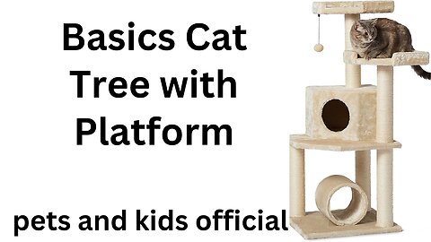 Basics Cat Tree with Platform