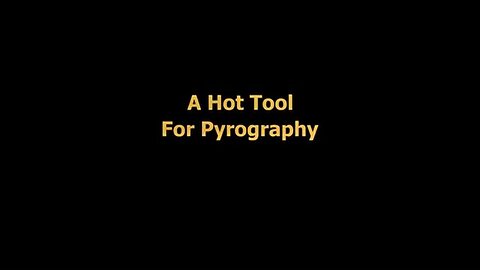 1238 How To Make A Simple Cheap Portable Hot Tool For Pyrography
