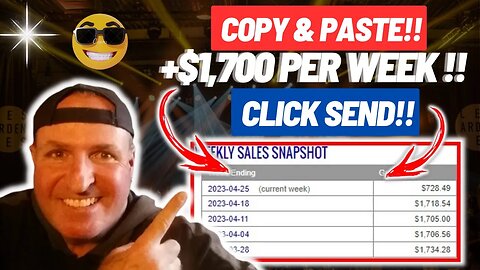 Copy & Paste - Click Send & Earn +$1,700/Week! (Make Money Online 2023)