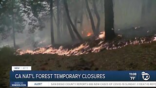 All California National Forests temporarily closed due to fire concerns