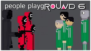 Jogando alguns joguinhos no People playgRound 6 | Squid Game