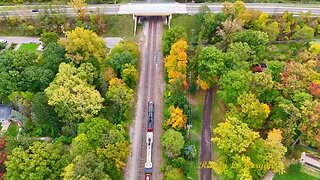 Fall colors in Michigan with the DJI Mini 4 Pro #mini4pro #drones