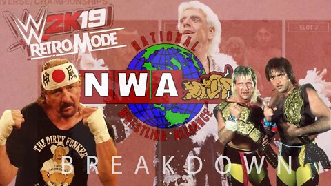 NWA ROSTER REVEAL AND BREAKDOWN! WWE 2K19 RETRO MODE