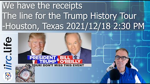 We have the receipts - How Many People Went to the Trump-O'Reilly History Tour in Houston?