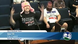 Liberal Melts Down about lack of support for LGBTQ at City Council Meeting