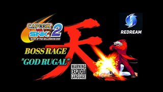 Capcom vs Snk 2 for Redream - GOD RUGAL is OVERPOWERED (Game Highlights)