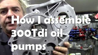 300 Tdi oil pump - how I assemble them