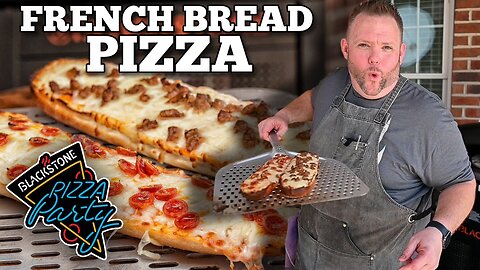 French Bread Pizza | Blackstone Pizza Oven