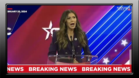 BREAKING LIVE: 'There Are Two Kinds Of People In This Country Right Now... Kristi Noem CPAC