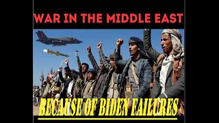 MIDDLE EAST AT WAR EVERYWHERE DUE TO JOE BIDEN FAILED FOREIGN POLICIES AND IT NEEDS STOPPED NOW!!