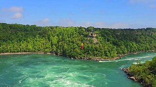 Niagara falls Whirlpool aero car.