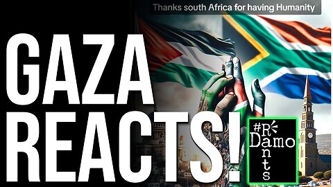 Gaza reacts to South Africa taking Israel to court!