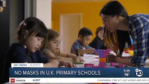 In-Depth: No masks in UK primary schools