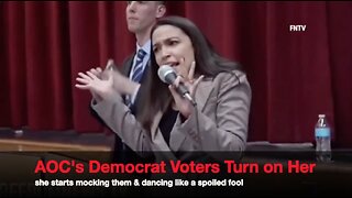 AOC Protestors Boo Her Off Stage (host K-von agrees)