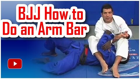 Brazilian Jiu-Jitsu How to Do an Arm Bar - Master Marcus Vinicius Di Lucia