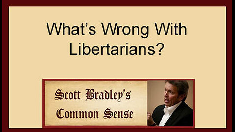 What's Wrong with Libertarians?