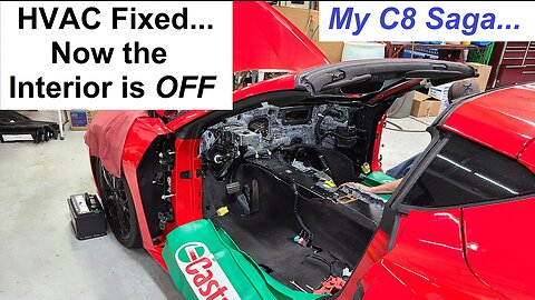 C8 HVAC Fixed & Interior Fitment OFF...!!! My 2020 C8 Saga continues * Park Up Front information