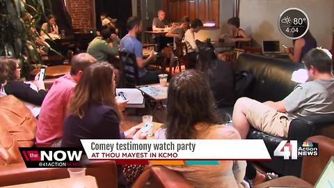 Kansas City coffee shop hosts watch party for James Comey testimony, offers themed drinks