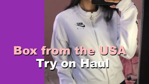 Box from the USA to the Philippines - Try on Haul