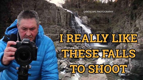 Waterfall and an Old Slate Mill