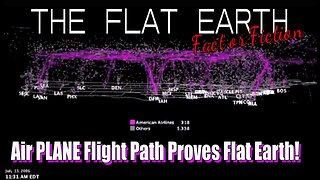 Air Plane Flight Paths Prove No Curve.