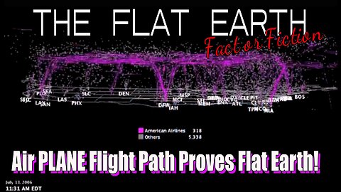 Air Plane Flight Paths Prove No Curve.