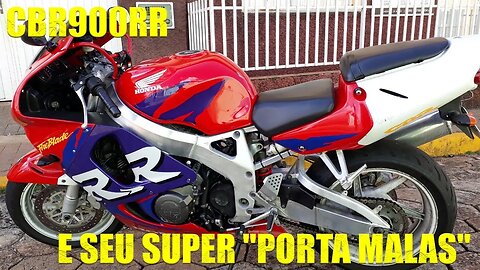 ROLEZINHO DE CBR900RR USANDO SEU SUPER PORTA MALAS