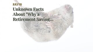 Unknown Facts About "Why a Retirement Savings Investment Plan is Essential for Financial Indepe...