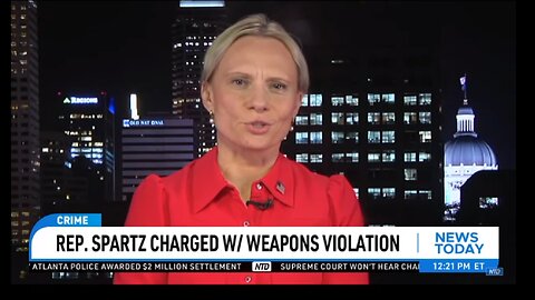 REP SPARTZ CHARGED WITH WEAPONS VIOLATION