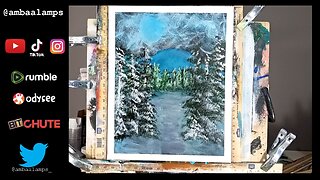 "The Grove Entrance" Acrylic Landscape Painting demonstration, 16x20 Canvas