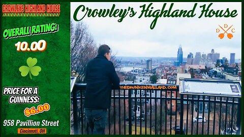 The Drunken Mallard visits Crowley's Highland House in Cincinnati, OH