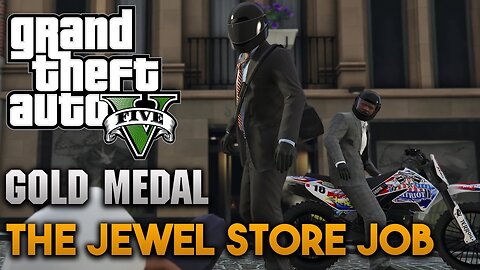 The Jewel Store Job (Loud Approach) - Mission #14 🌴 GTA V (PS5) 🥇 Gold Medal Guide