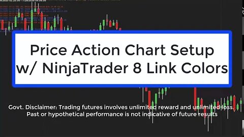 Advanced Chart Setup w/ NinjaTrader 8 Linking Colors, Markets, Chart Types, DOM, Indicators