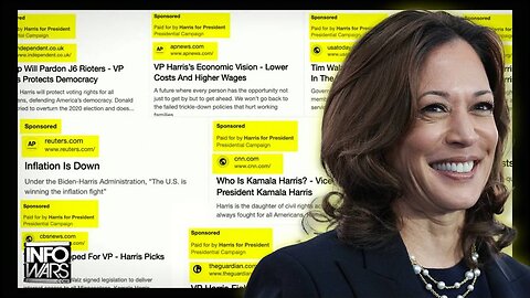 Harris Campaign Caught Planting THOUSANDS Of Fake News Stories & Publishing Fake Polls