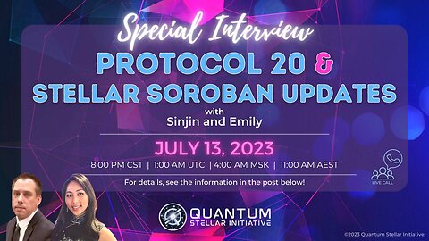 QSI Stellar Ecosystem Protocol (SEP) Review - Proof Stellar is Building the QFS!! (July 13, 2023)