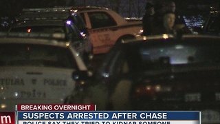 Two suspects in custody after overnight chase