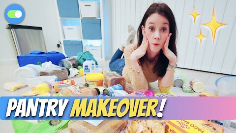 SMALL PANTRY MAKEOVER | Minimalist Makeover ✨