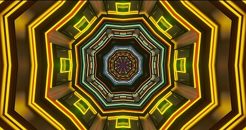Abstract Neon Tunnel | Meditation & Yoga Background