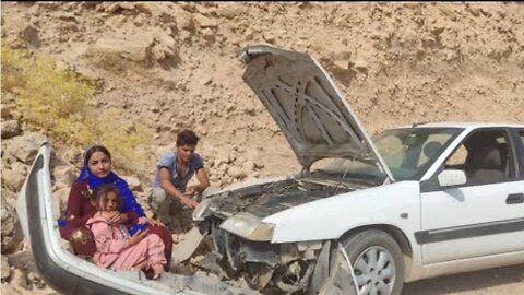 A heartbreaking accident of a young couple and trying to find the family of a missing nomadic girl