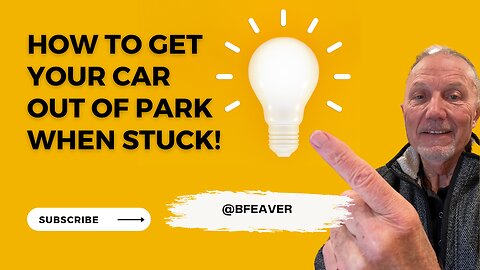 How to get your car out of park when stuck...stuck in park...#goodpartschallenge...#billfeaver