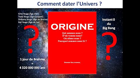 Origine - 05 Datation de l'Univers