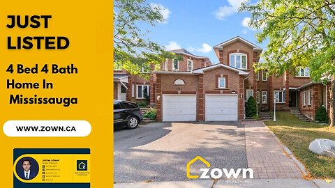 4 Bed 4 Bath Home For Sale In Mississauga | 5375 Richborough Dr Mississauga