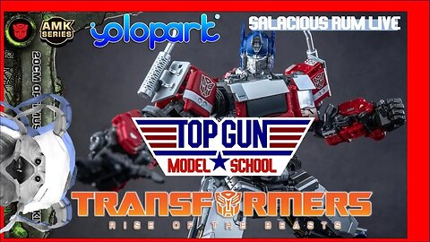TOP GUN MODEL SCHOOL LIVE! YoloPark AMK Series- Transformers: Optimus Prime