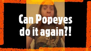 Popeyes Blueberry Lemon Cream Cheese Pie Mukbang