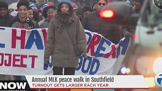 Annual MLK day walk in Southfield