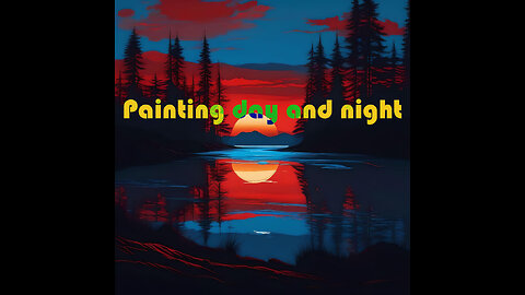 Painting day and night