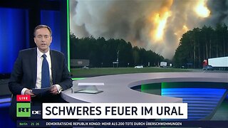 Schweres Feuer im Ural — Bereits drei Tote