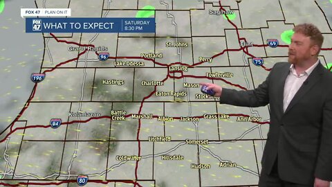 Tracking rain showers moving in for the weekend
