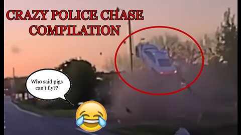 CRAZY POLICE CHASE & CRASHES COMPILATION